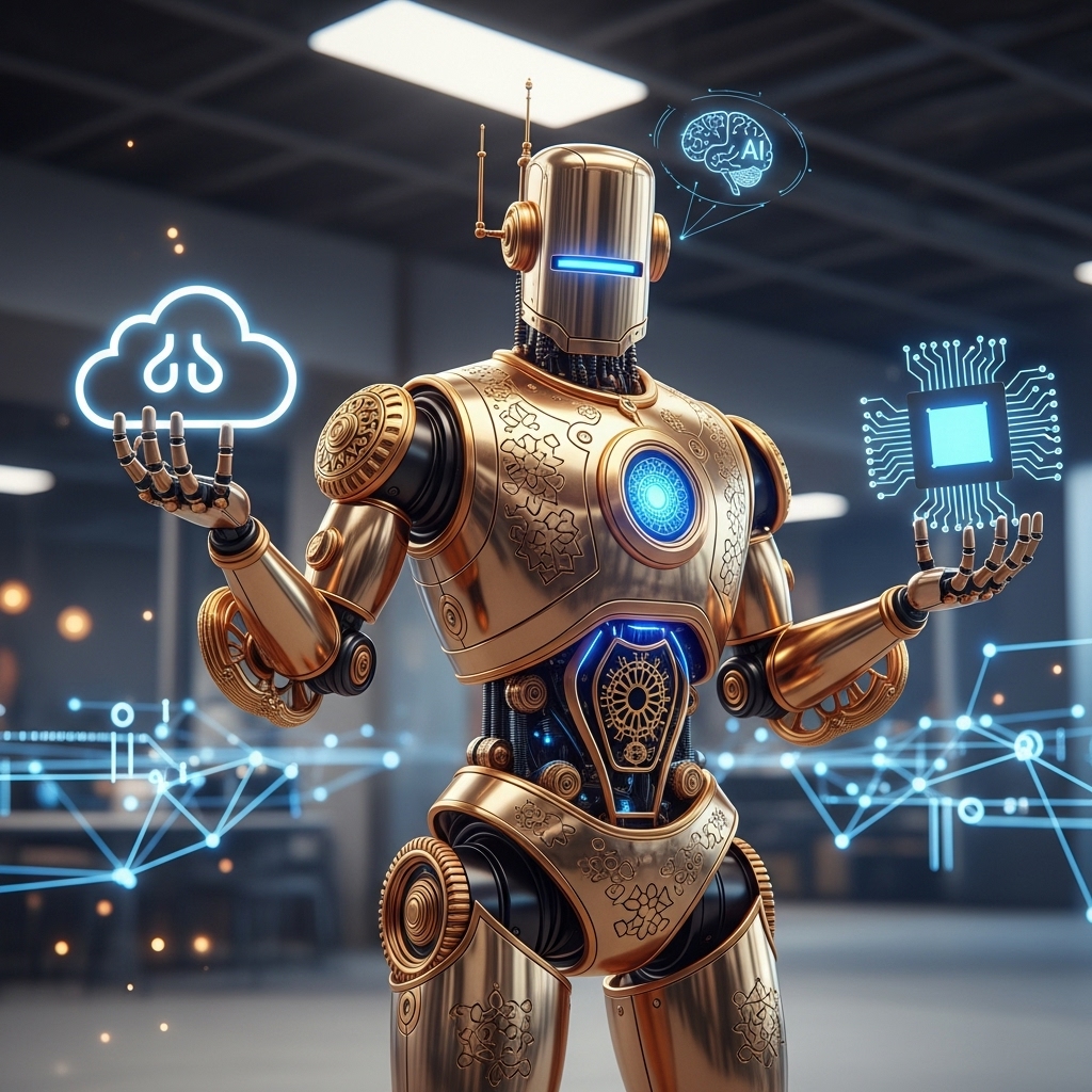 Illustration of secure, modern cloud infrastructure
